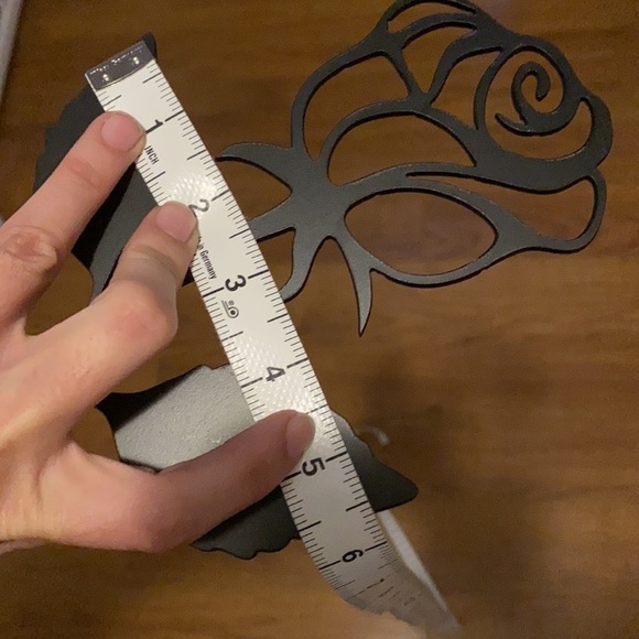 Metal art Rose stem anniversary birthday gift for love of your life - Picture 8 of 8